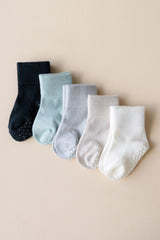 Quarter Socks Combo 5-Pack in Neutral