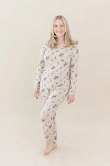 Women's Jogger Pajama Set in Classic Cowboy