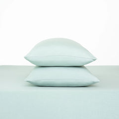 Fitted Sheet with Pillowcases in Sage