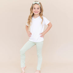 Toddler Leggings in Basil