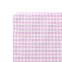Crib Sheet in Gingham Thistle