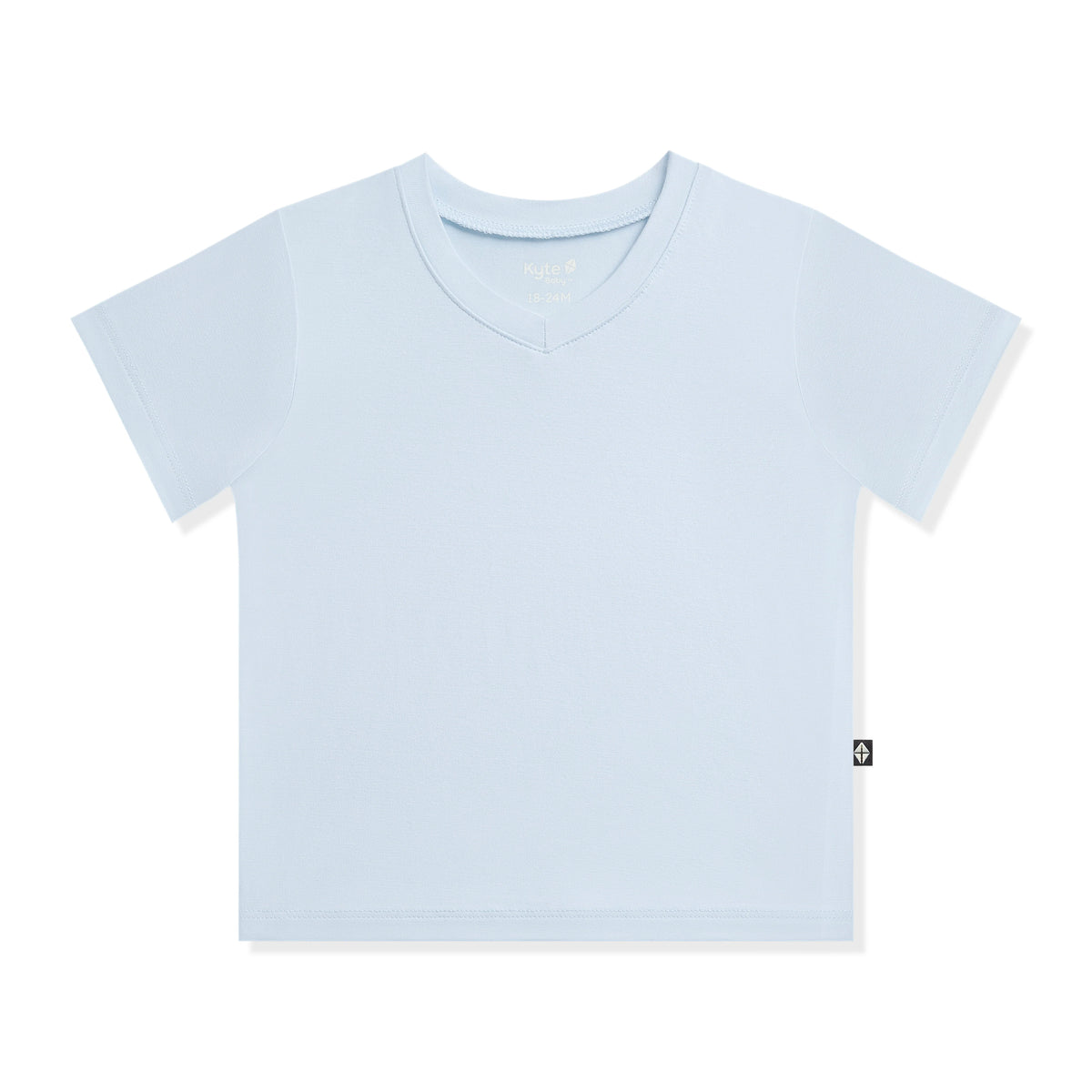 Toddler V-Neck Tee in Breeze