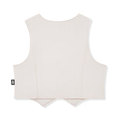 Tuxedo Vest in Oat