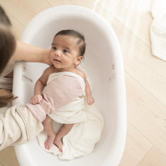 Terry Bath Mitt in Blush
