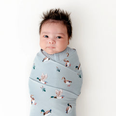Swaddle Blanket in Mallard Duck