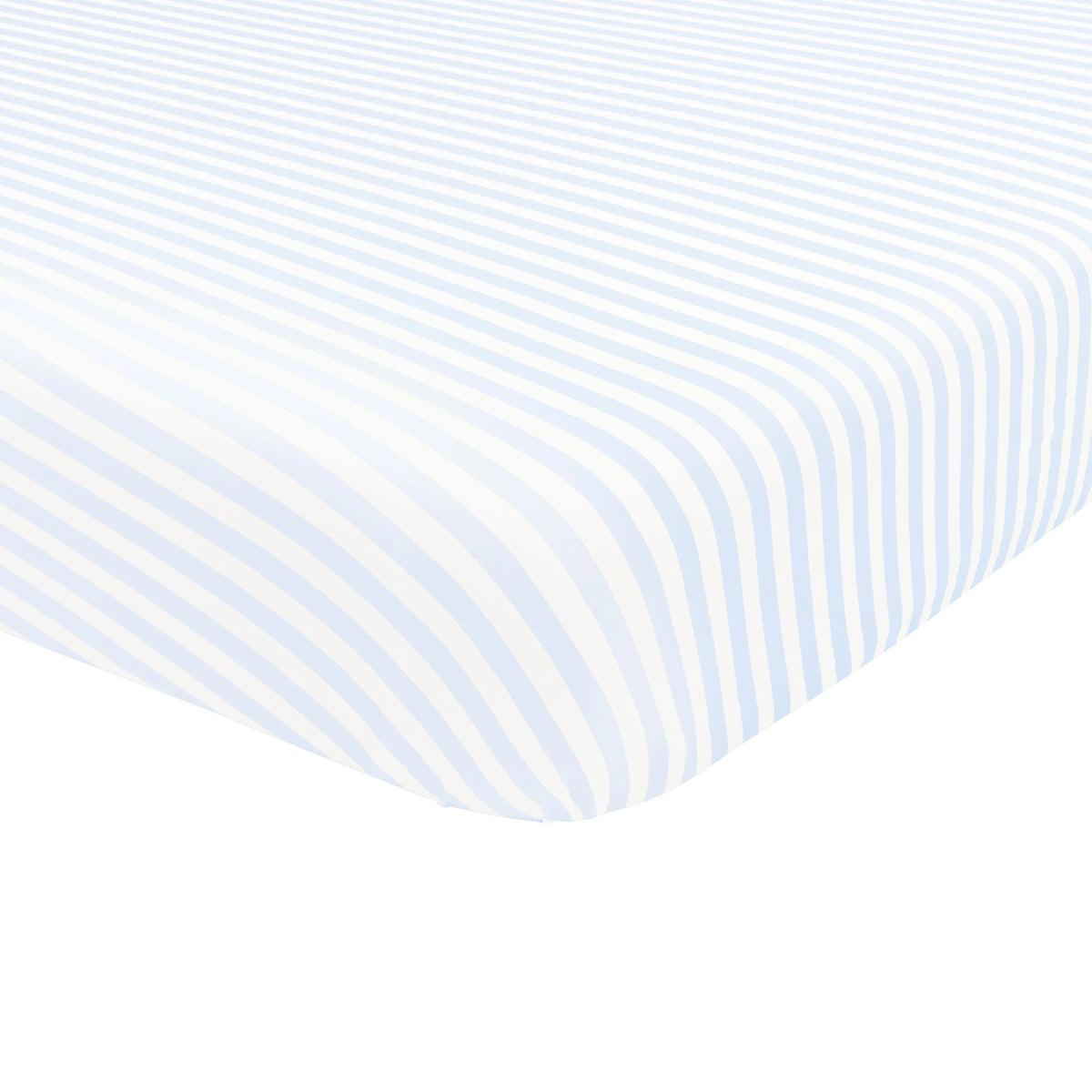 Crib Sheet in Small Mist Stripe