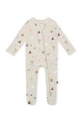 Zippered Footie in Starry Icon