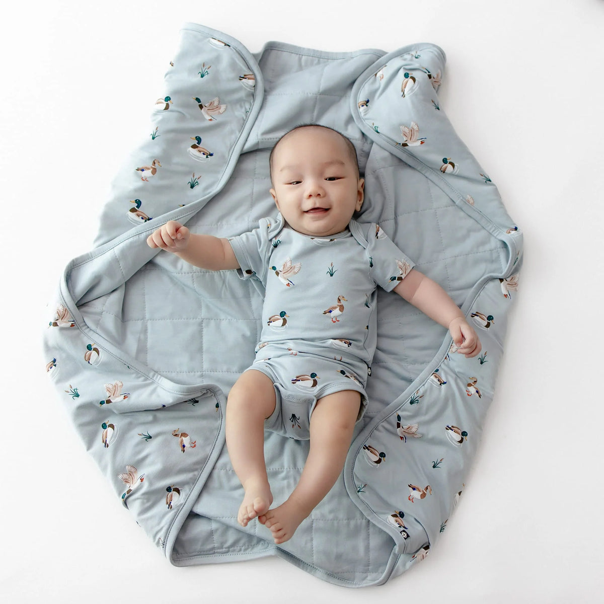 Baby Blanket in Mallard Duck 1.0