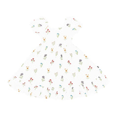 Puff Sleeve Twirl Dress in Wildflower