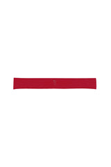 Knotted Bow Headband in Cardinal