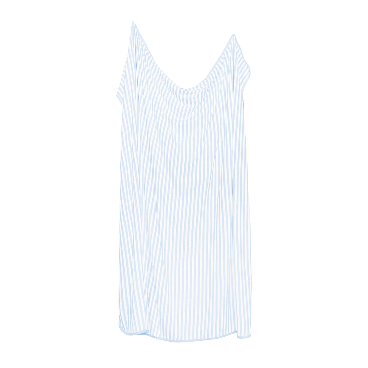 Swaddle Blanket in Small Mist Stripe