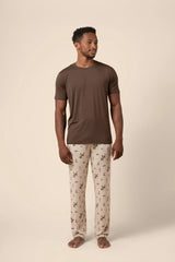 Men's Short Sleeve & Pant PJ Set in Classic Cowboy