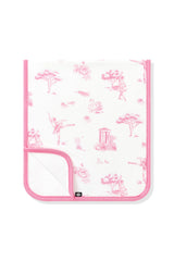 Burp Cloth in Toile Ballet