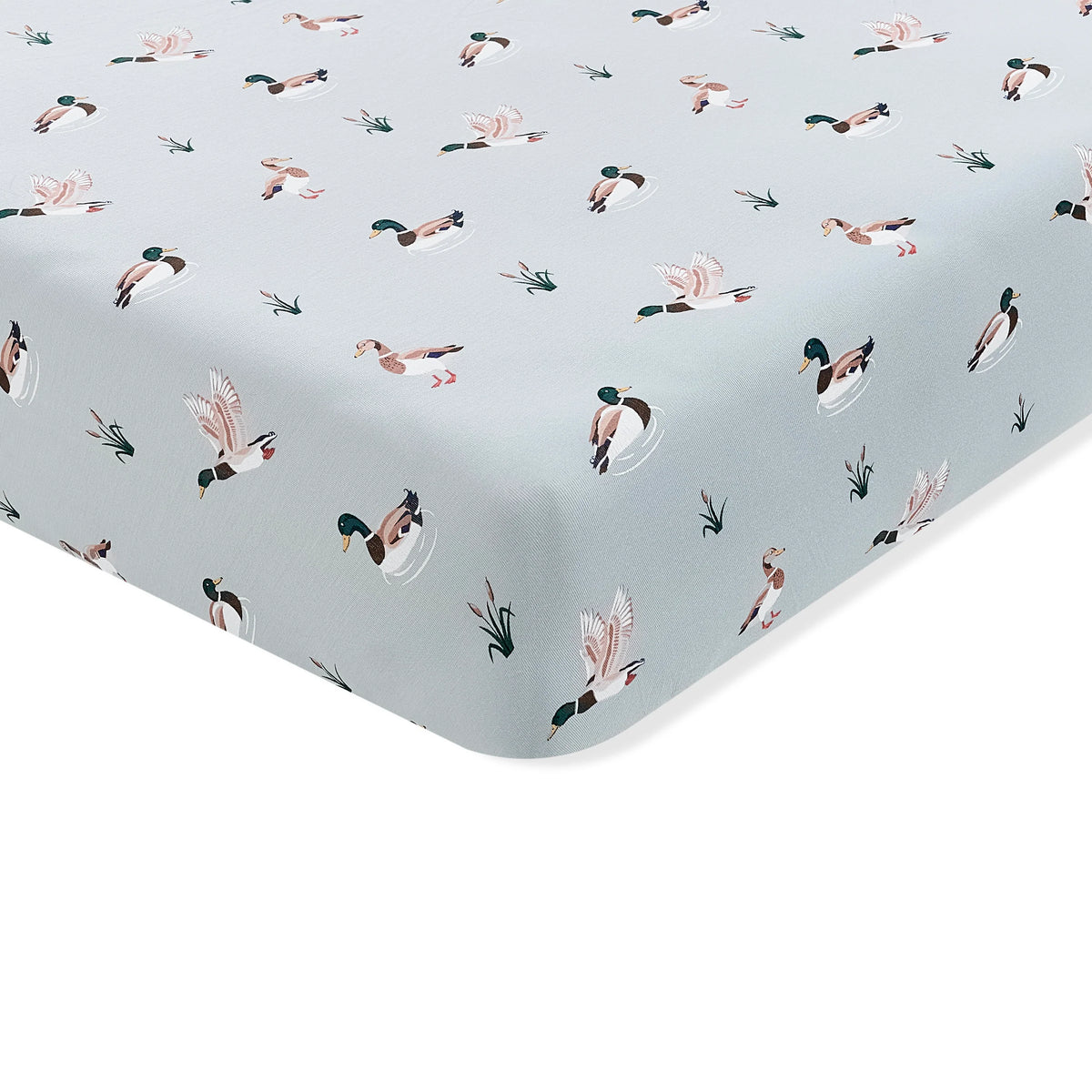 Twin Sheet in Mallard Duck