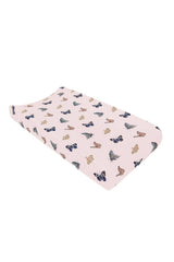 Change Pad Cover in Blush Butterfly