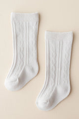 Knee High Socks in Oat