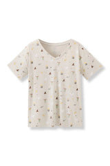 Women's Relaxed Fit V-Neck in Starry Icon