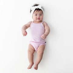 Spaghetti Strap Leotard in Thistle