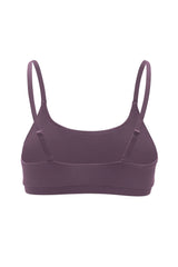 Women's Scoop Neck Bralette in Currant