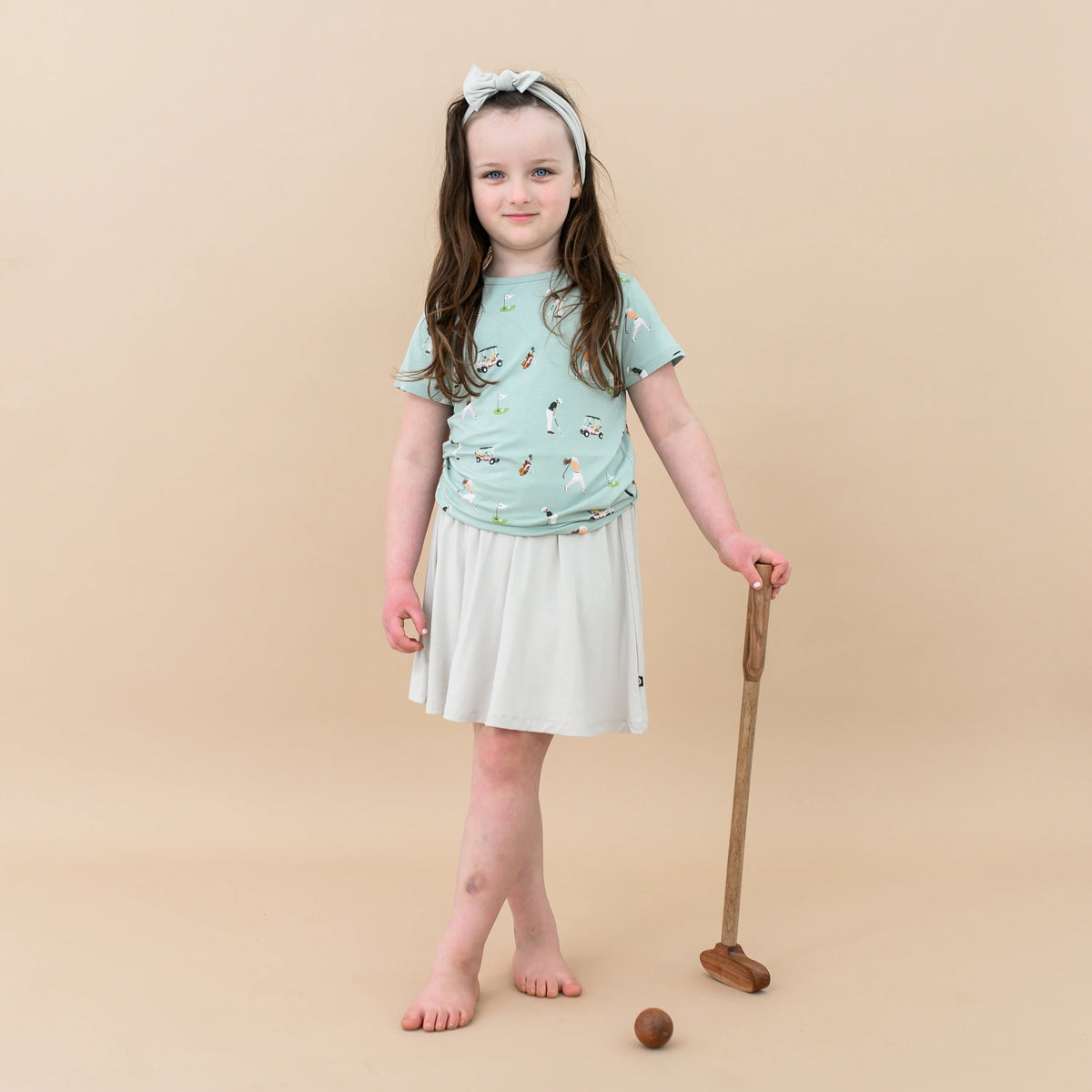 Toddler Basic Tee in Golf