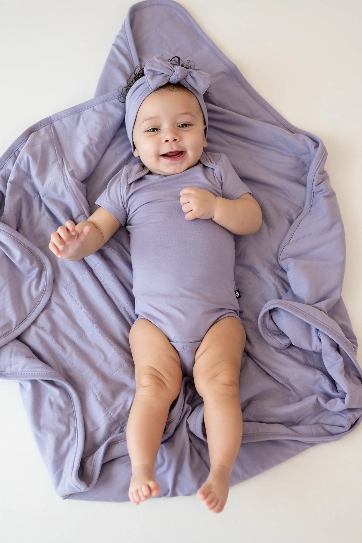 Baby Blanket in Taro 1.0