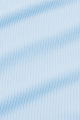 Ribbed Henley Set in Breeze
