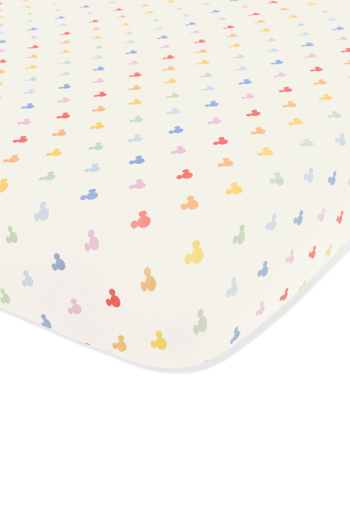 Crib Sheet in Pastel Mickey Mouse