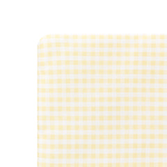 Crib Sheet in Gingham Chamomile