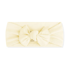 Knotted Bow Headband in Chamomile